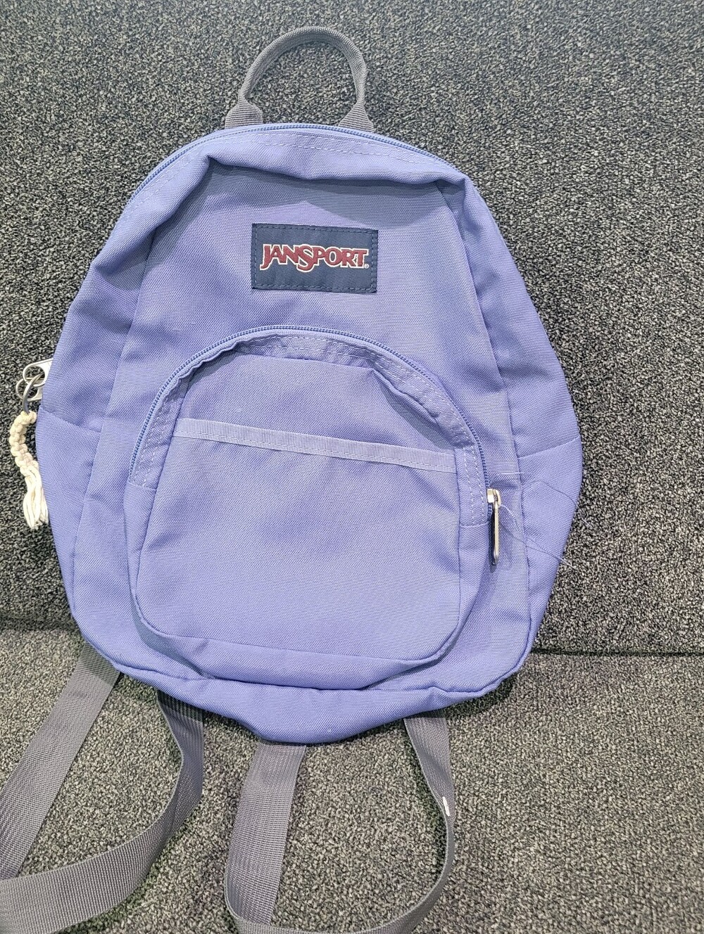 Jansport Half Pint Mini Backpack Periwinkle Purple 11.2" x 9.8" x 4.1"